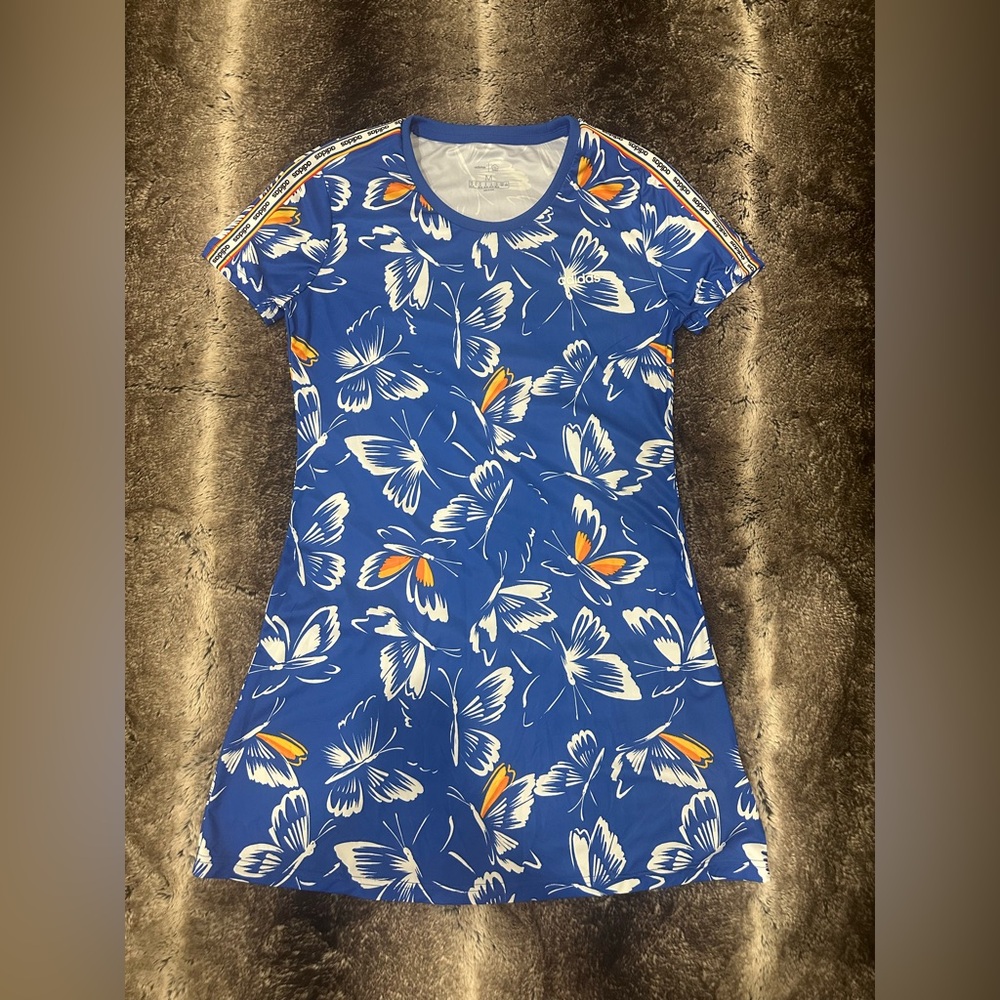 Adidas Farm Rio Butterfly Print Dress - Picture 4 of 7